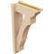 Ekena Millwork 5 1/2-in W x 14-in D x 26-in H Balboa Trad Rough Cedar Woodgrain TimberThane Outlooker, Primed Tan OUTUR055X14X26BOA04RCPR - alternate 6